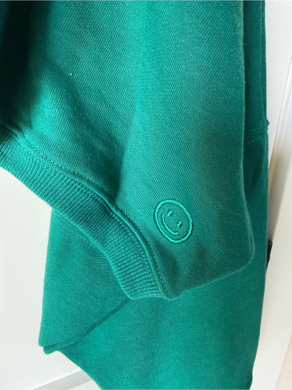 Dressed in Lala Green Shrug Cropped Sweatshirt - Picture 2 of 6